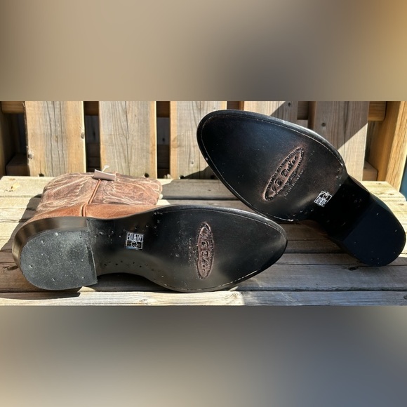 NWT Women's J.B. Dillon western Boots Size 7B Goat Leather JBW2303 distressed. - Picture 8 of 12